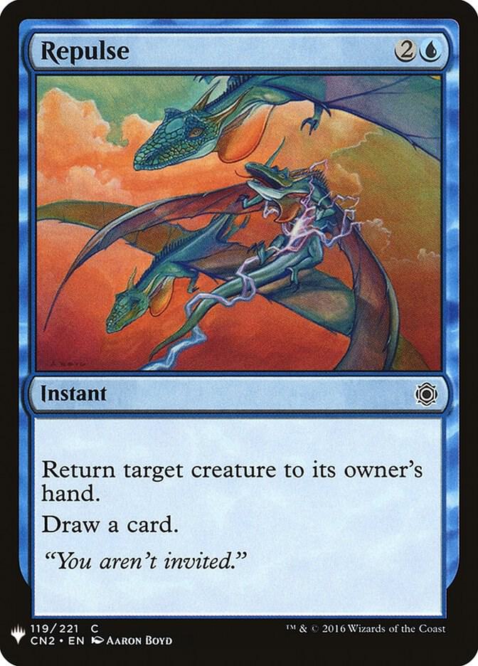 Repulse 119 card from The List Reprints