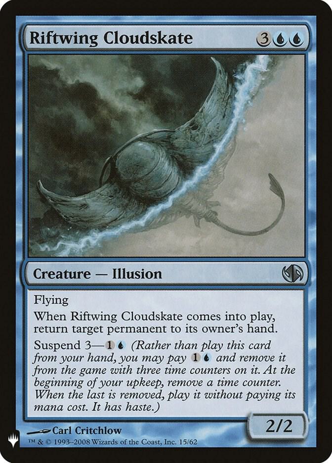 Riftwing Cloudskate 15 card from The List Reprints