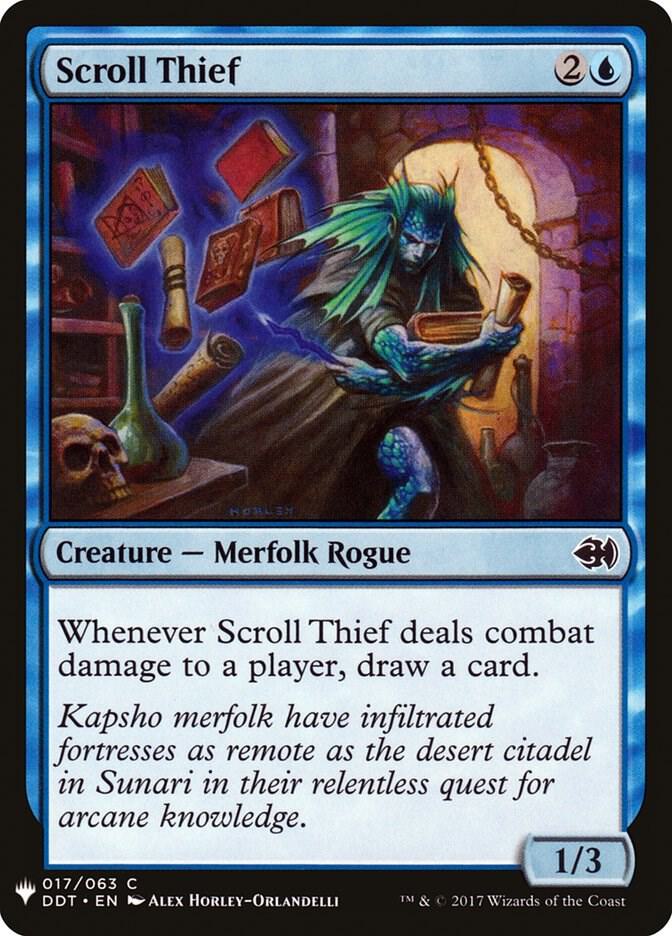 Scroll Thief 17 card from The List Reprints
