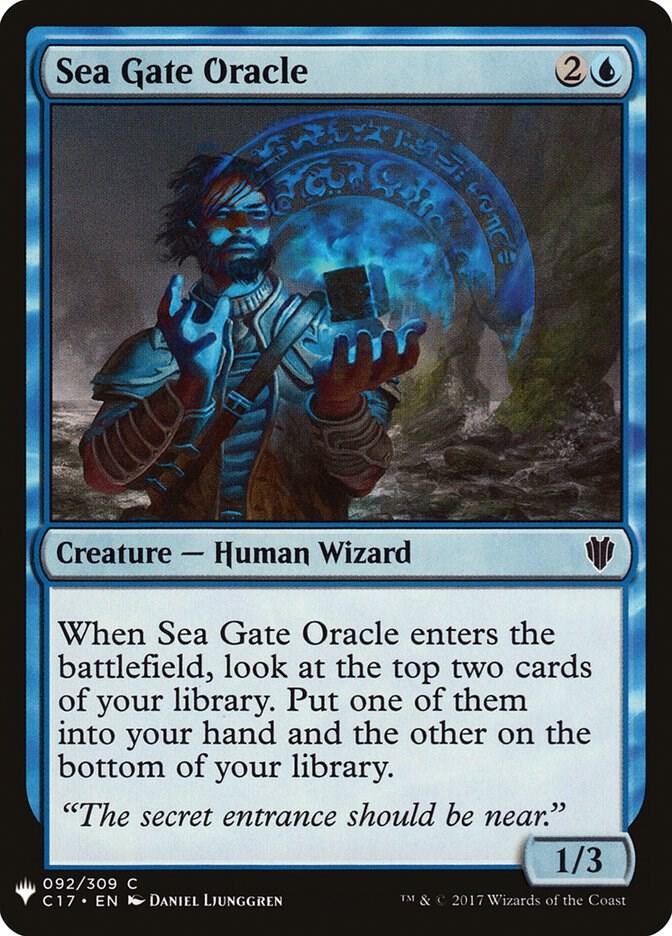 Sea Gate Oracle (C17) 92 card from The List Reprints