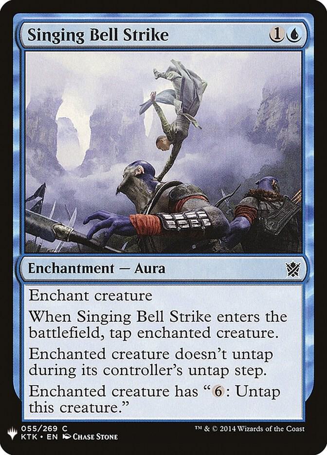Singing Bell Strike 55 card from The List Reprints