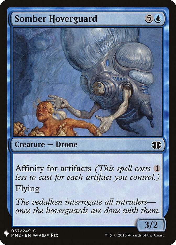 Somber Hoverguard 57 card from The List Reprints