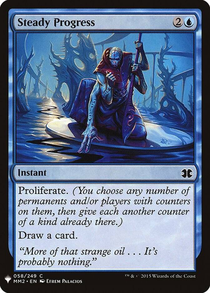 Steady Progress 58 card from The List Reprints