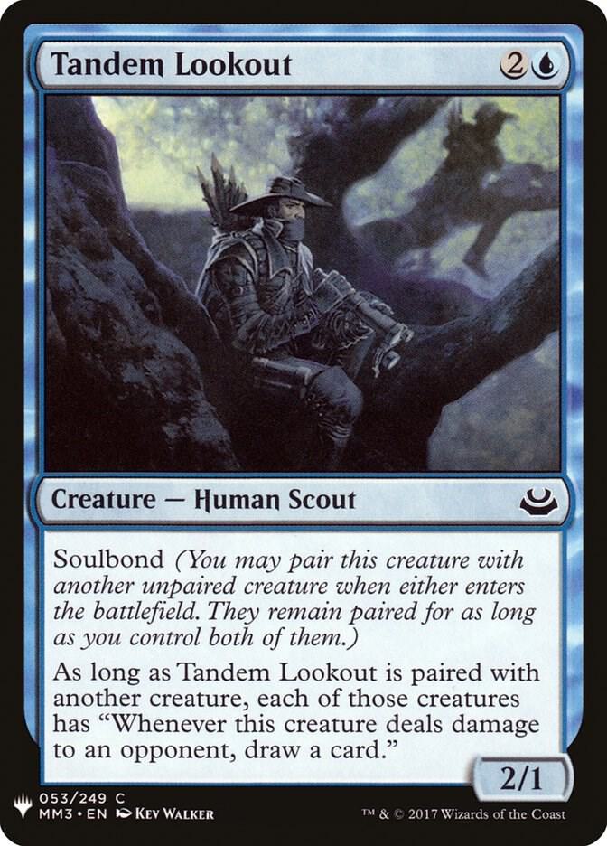 Tandem Lookout 53 card from The List Reprints
