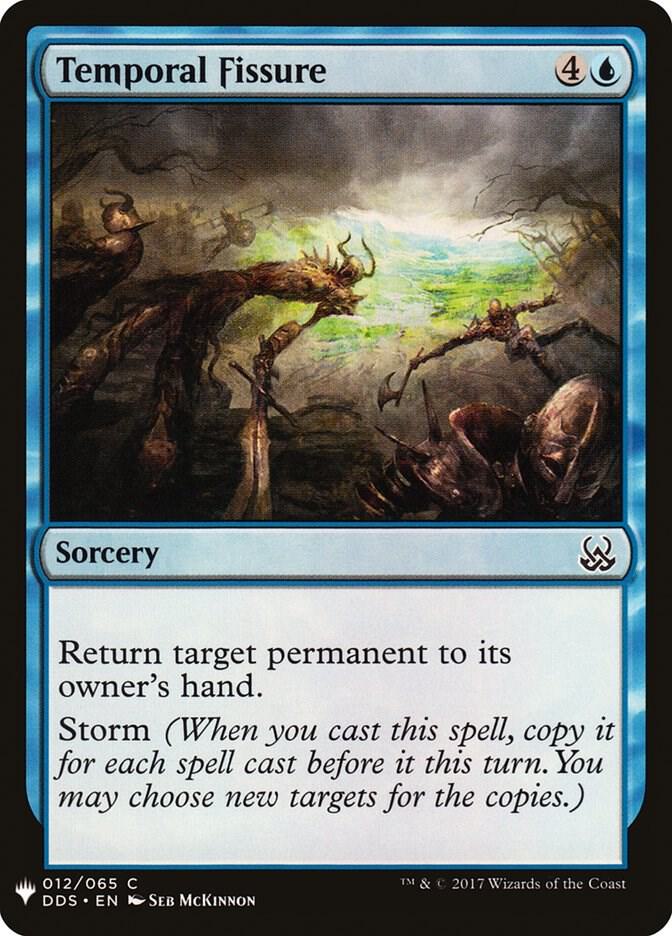 Temporal Fissure 12 card from The List Reprints
