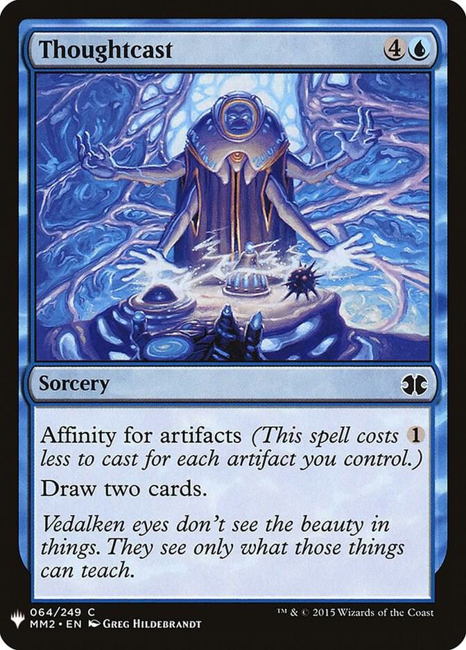 Thoughtcast 64 card from The List Reprints