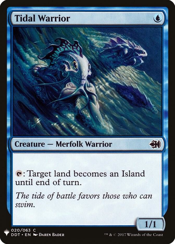 Tidal Warrior 20 card from The List Reprints
