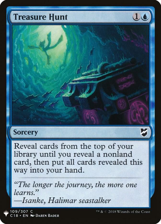 Treasure Hunt 109 card from The List Reprints