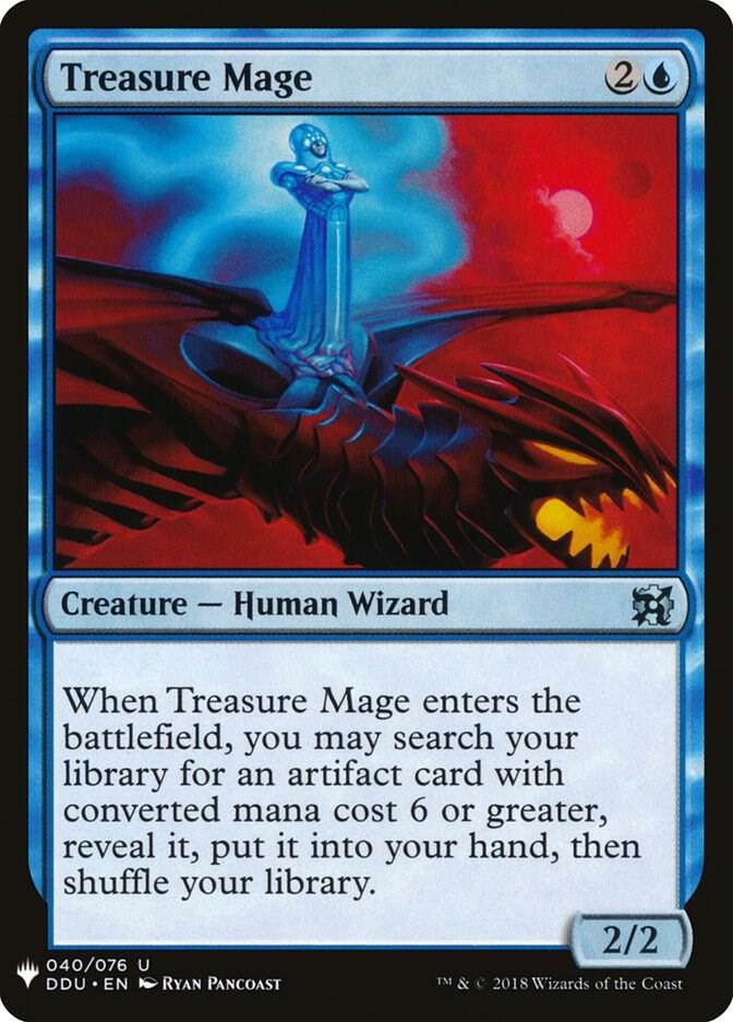 Treasure Mage 40 card from The List Reprints
