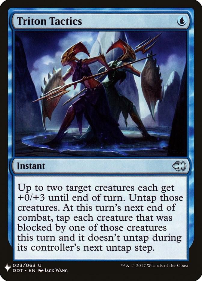 Triton Tactics 23 card from The List Reprints