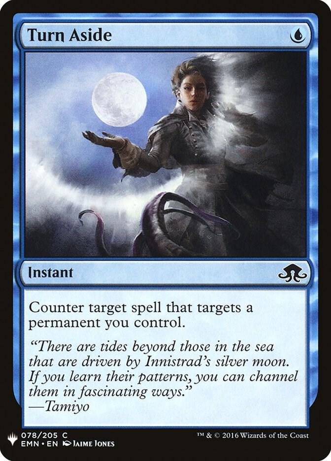Turn Aside 78 card from The List Reprints