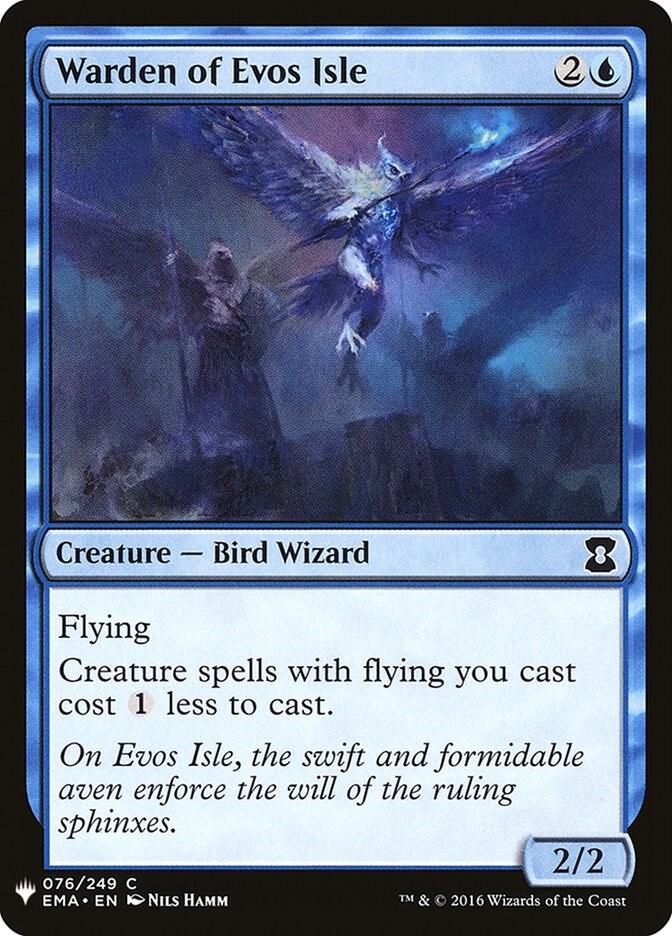 Warden of Evos Isle 76 card from The List Reprints