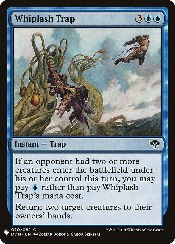 Whiplash Trap 70 card from The List Reprints