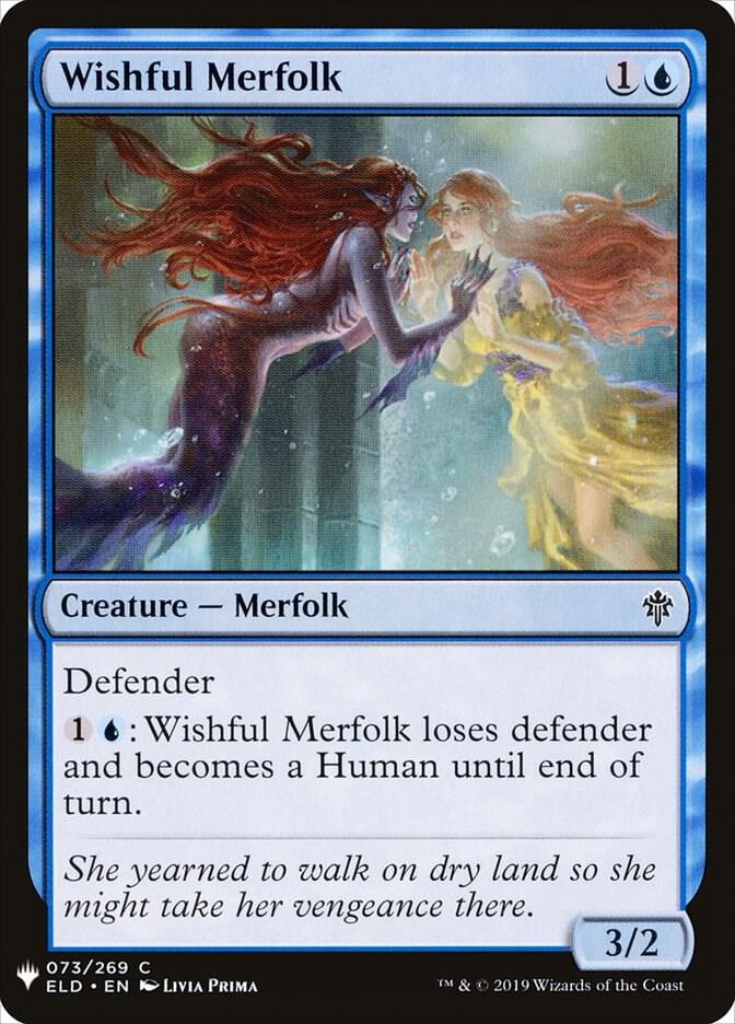 Wishful Merfolk 73 card from The List Reprints