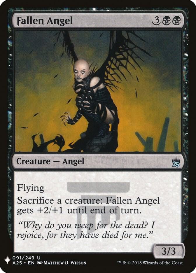 Fallen Angel 91 card from The List Reprints
