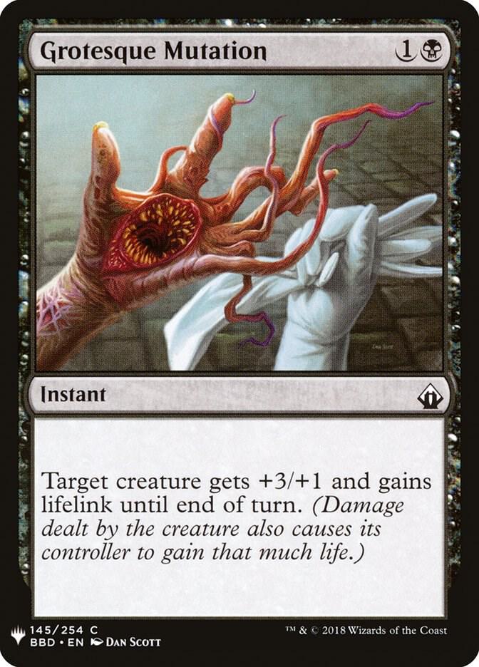 Grotesque Mutation 145 card from The List Reprints