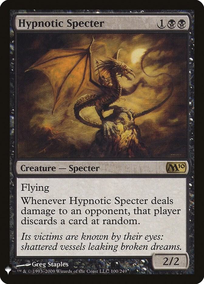 Hypnotic Specter 100/249 card from The List Reprints