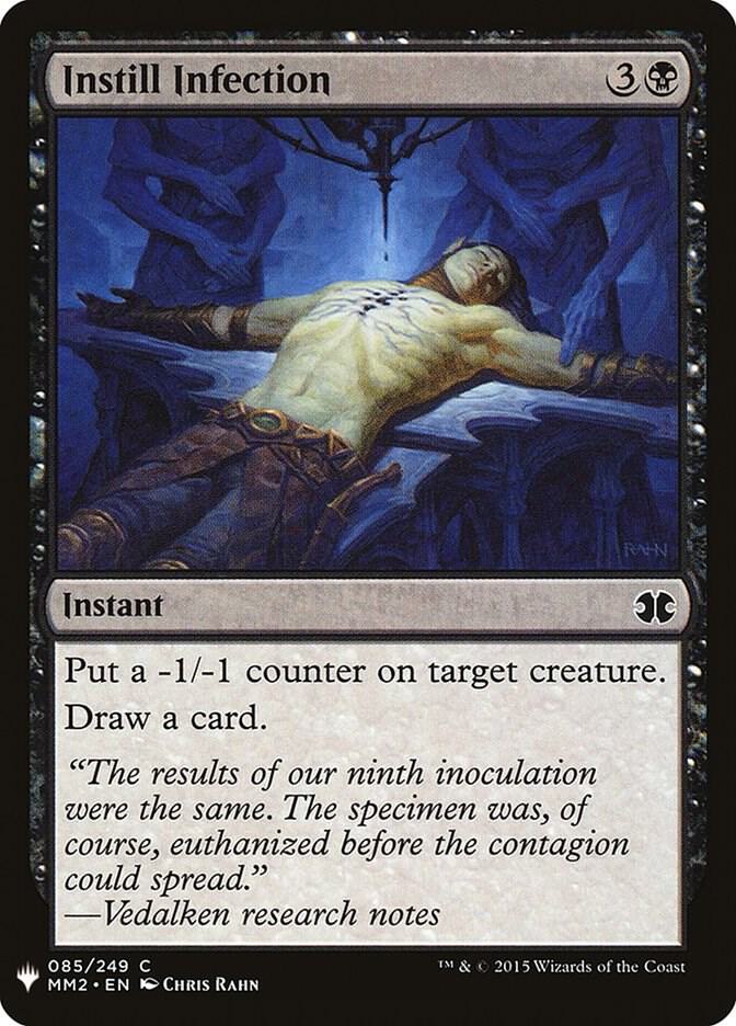 Instill Infection 85 card from The List Reprints