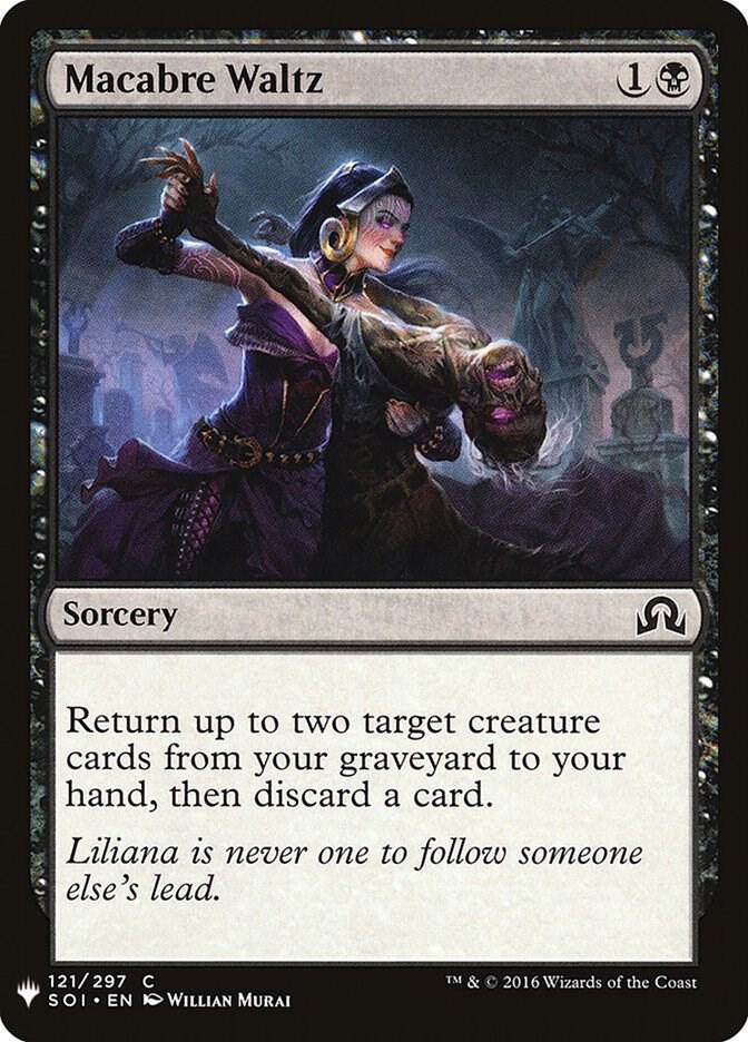 Macabre Waltz 121 card from The List Reprints