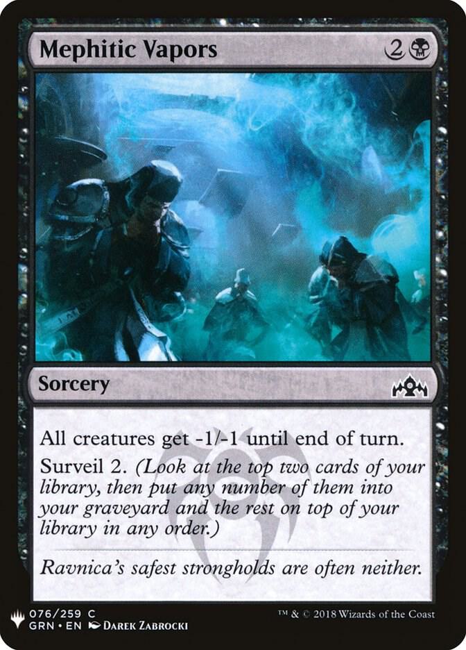 Mephitic Vapors 76 card from The List Reprints