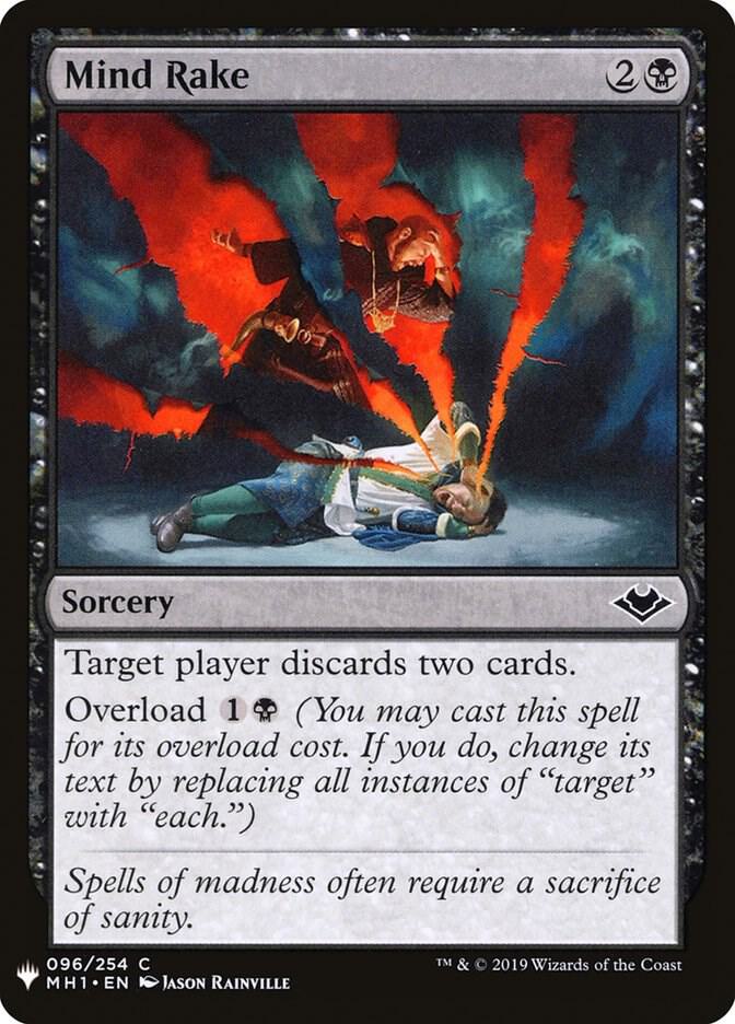 Mind Rake 96 card from The List Reprints
