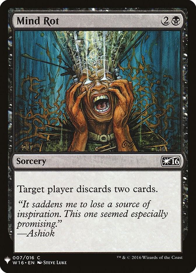 Mind Rot 7 card from The List Reprints