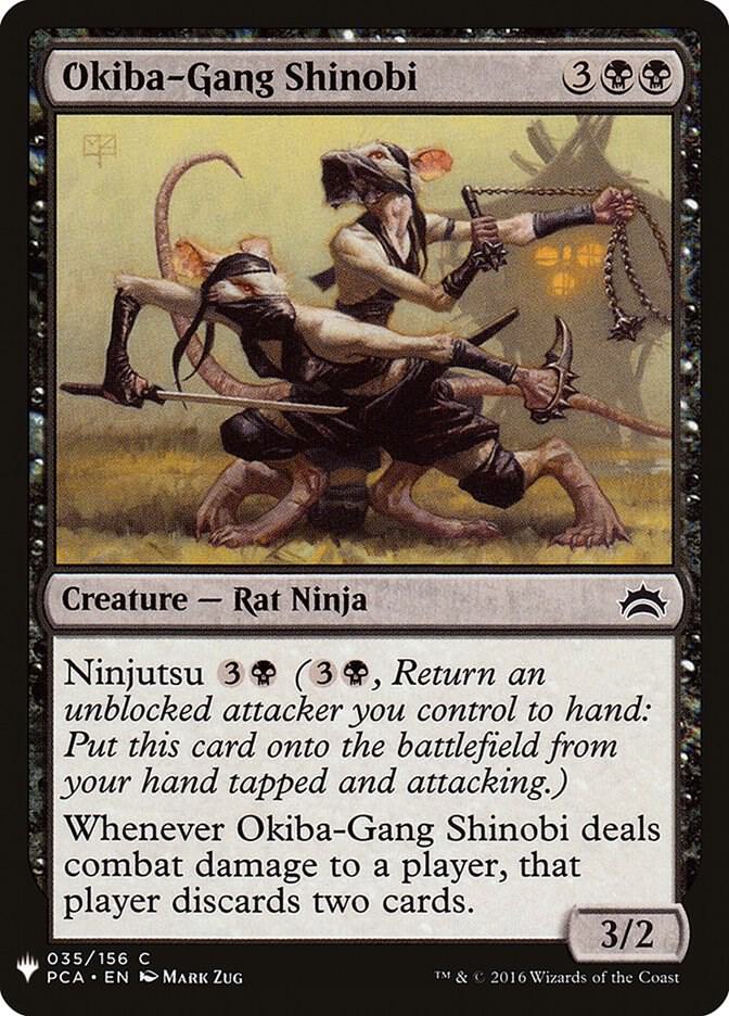 Okiba-Gang Shinobi 35 card from The List Reprints