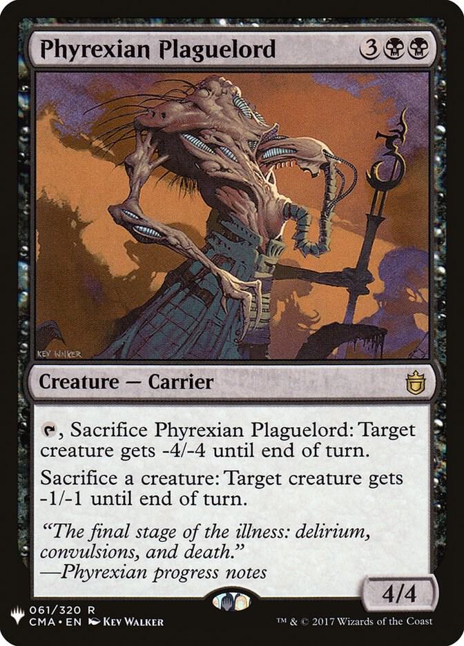 Phyrexian Plaguelord 061/320 card from The List Reprints