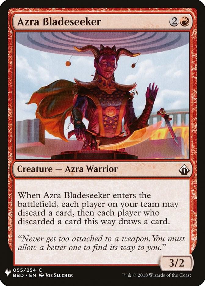 Azra Bladeseeker 55 card from The List Reprints