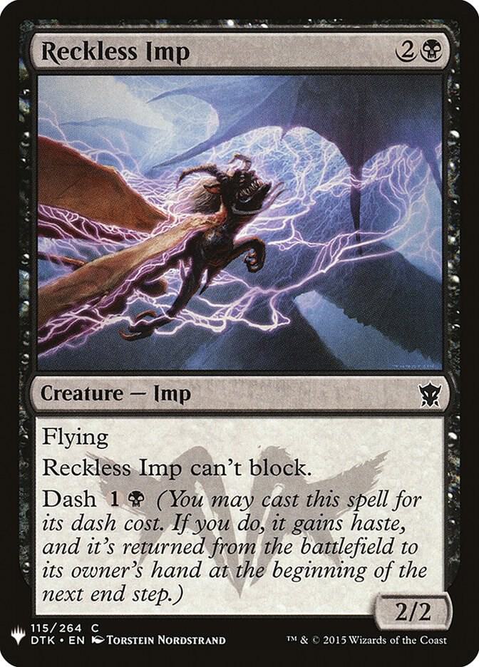 Reckless Imp 115 card from The List Reprints