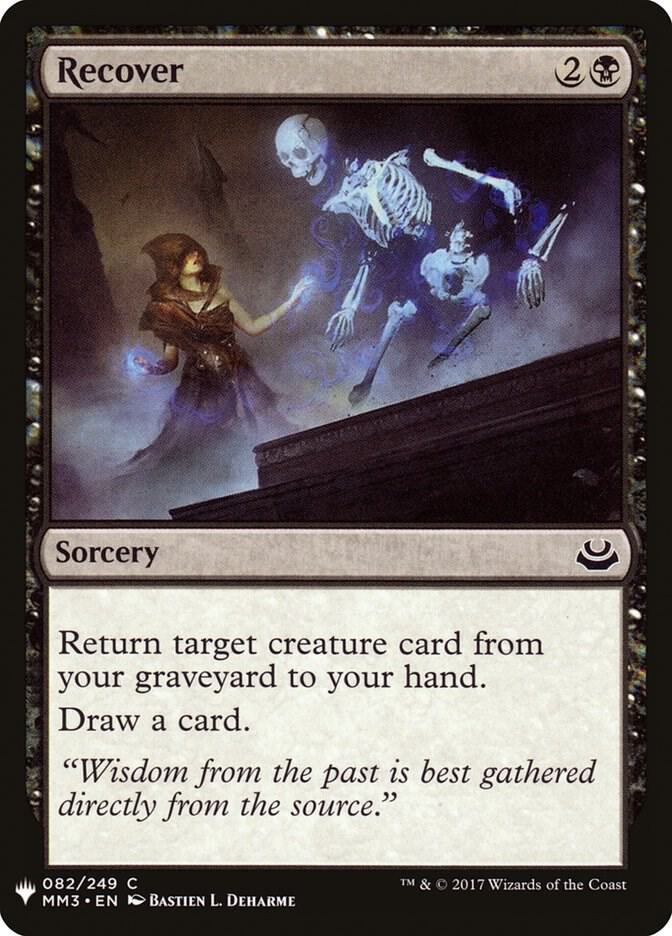 Recover 82 card from The List Reprints