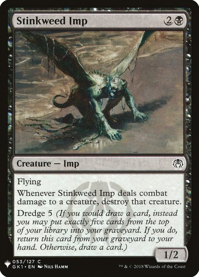 Stinkweed Imp 53 card from The List Reprints