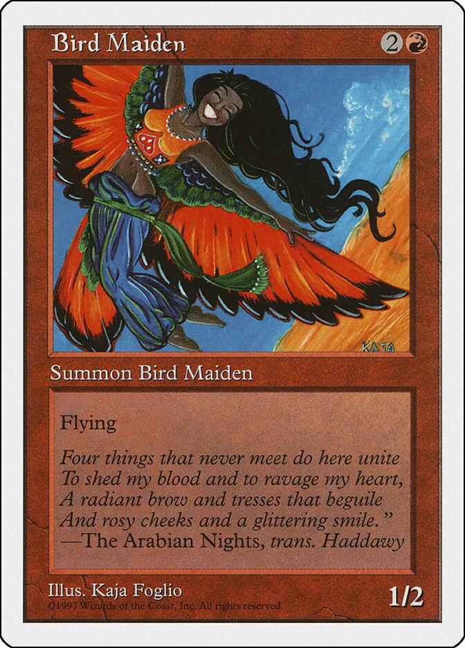 Bird Maiden card from Fifth Edition