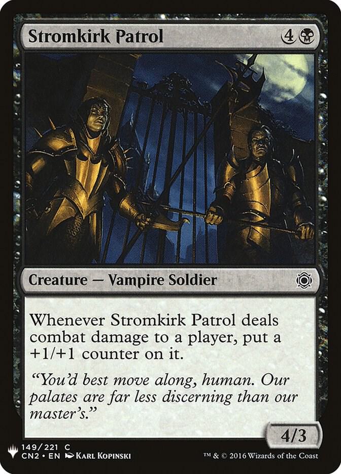 Stromkirk Patrol 149 card from The List Reprints