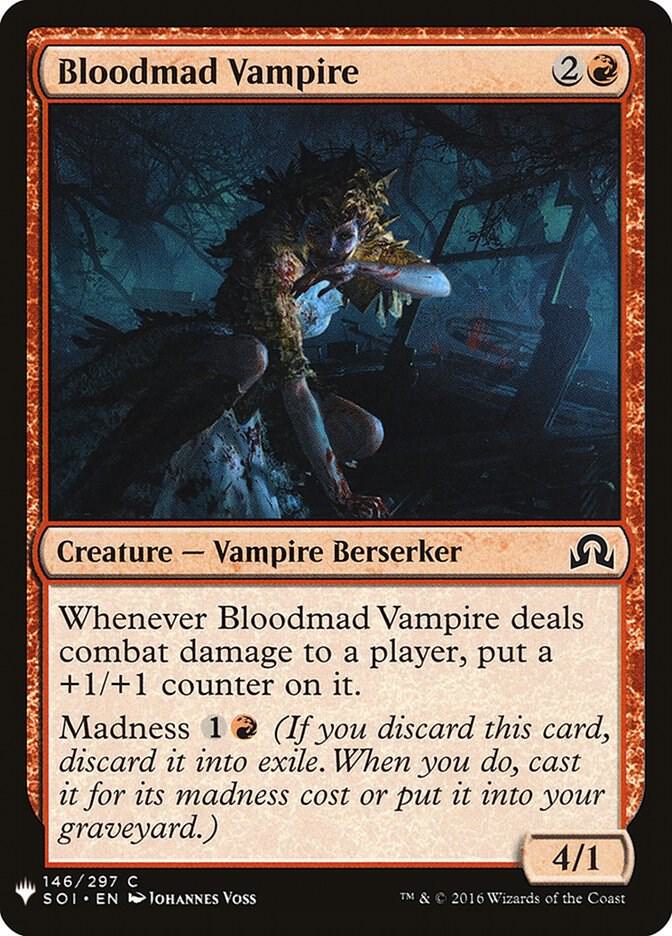 Bloodmad Vampire 146 card from The List Reprints
