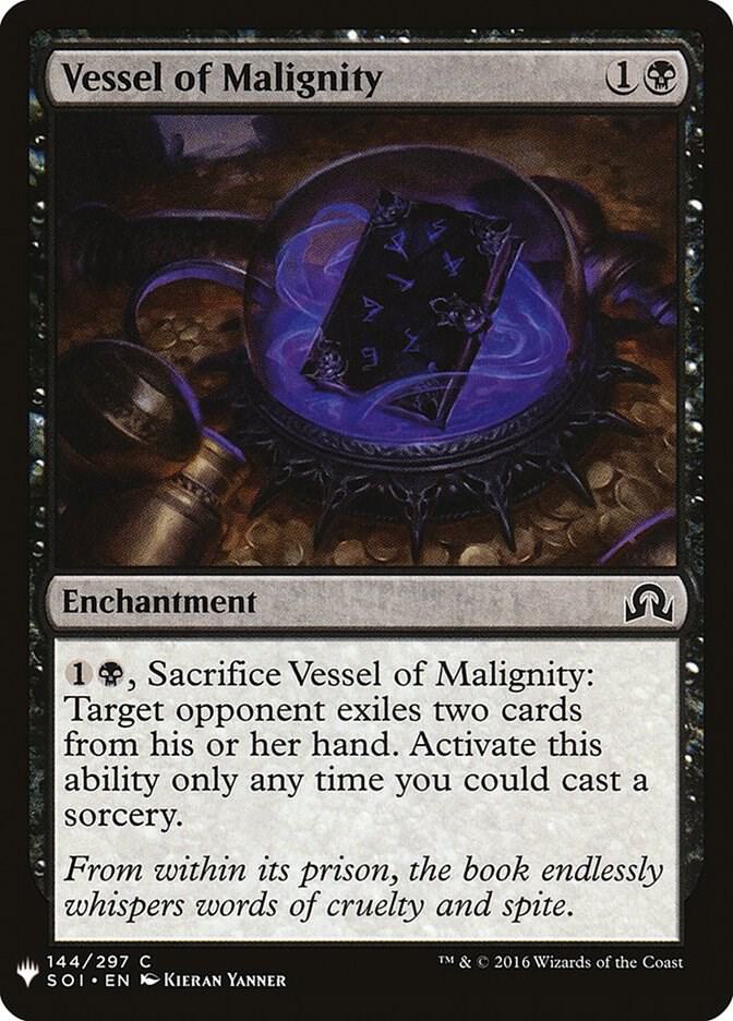 Vessel of Malignity 144 card from The List Reprints