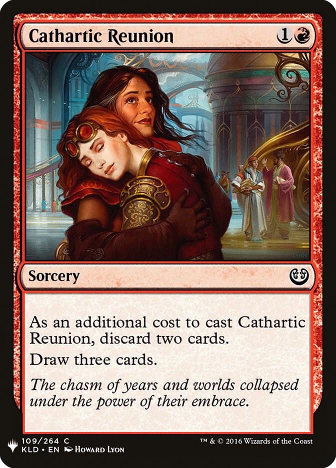 Cathartic Reunion 109 card from The List Reprints