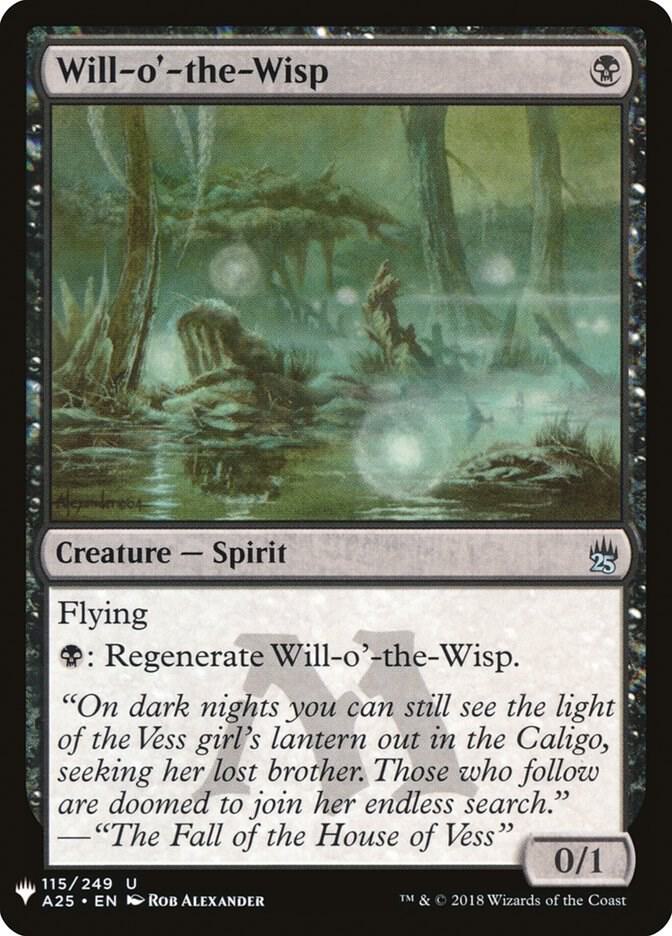 Will-o'-the-Wisp 115 card from The List Reprints
