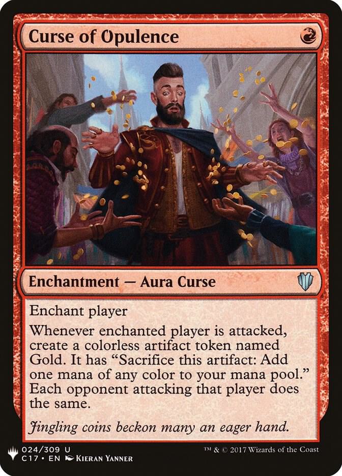Curse of Opulence 24 card from The List Reprints