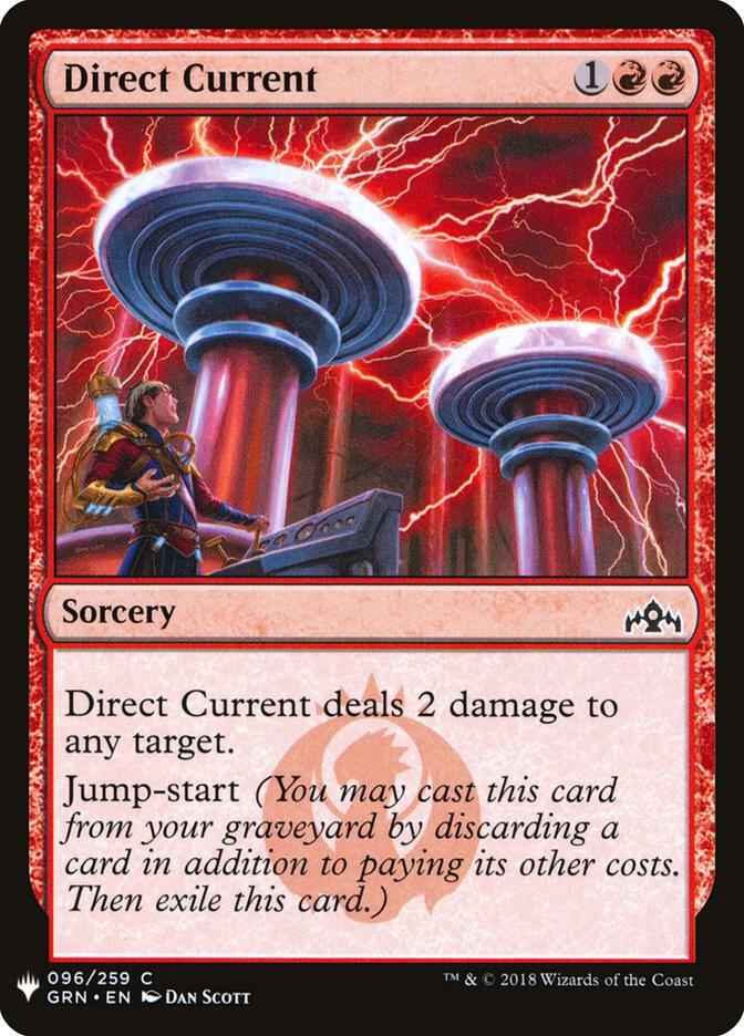 Direct Current 96 card from The List Reprints