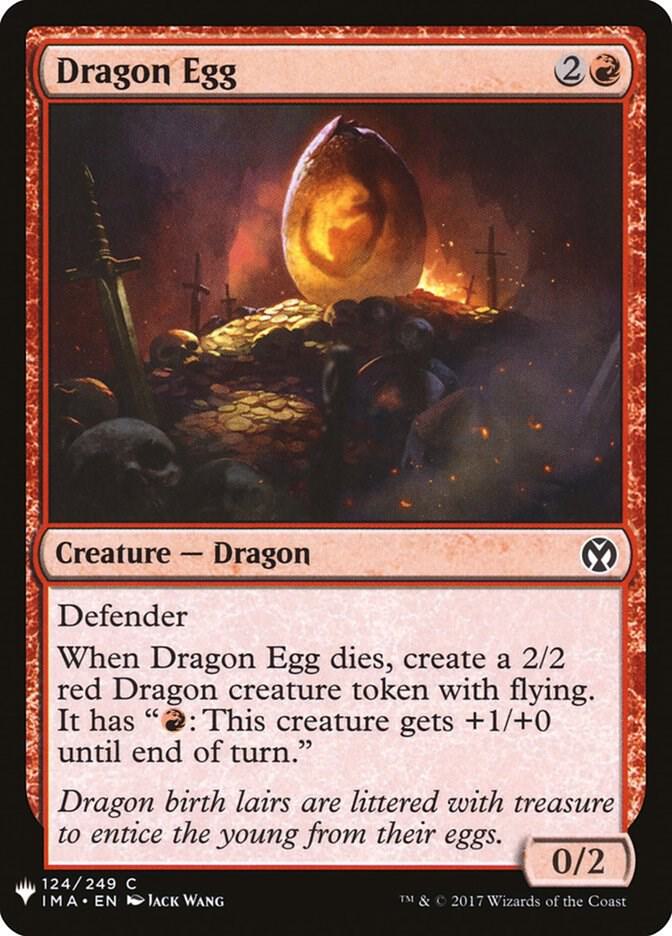 Dragon Egg 124 card from The List Reprints