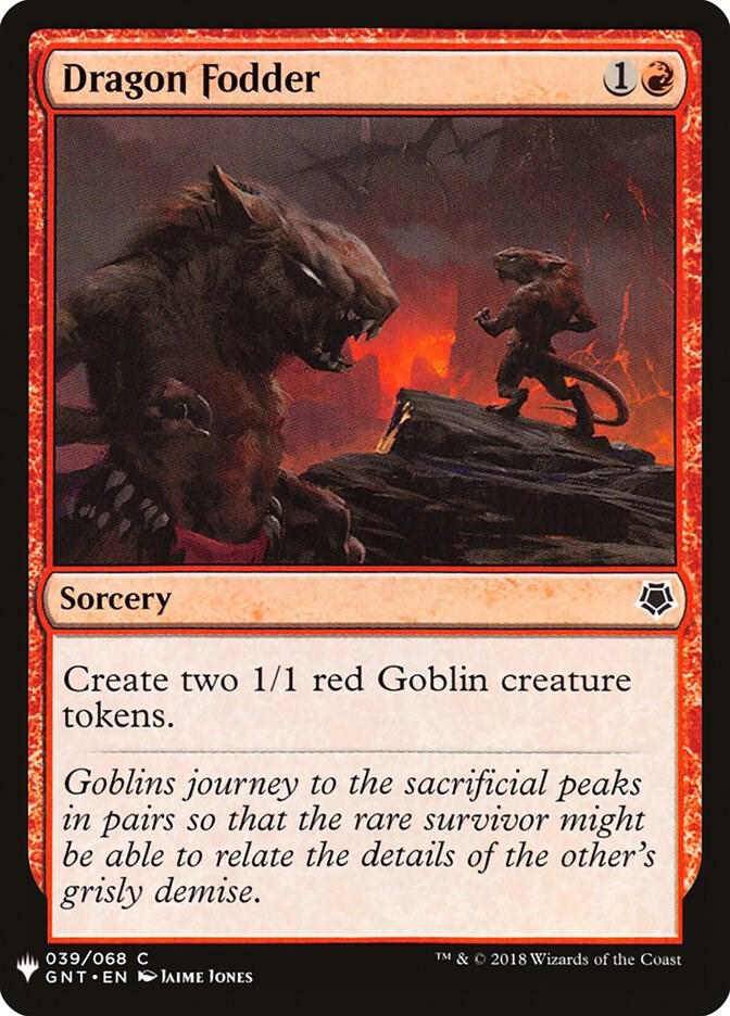 Dragon Fodder (GNT) 39 card from The List Reprints