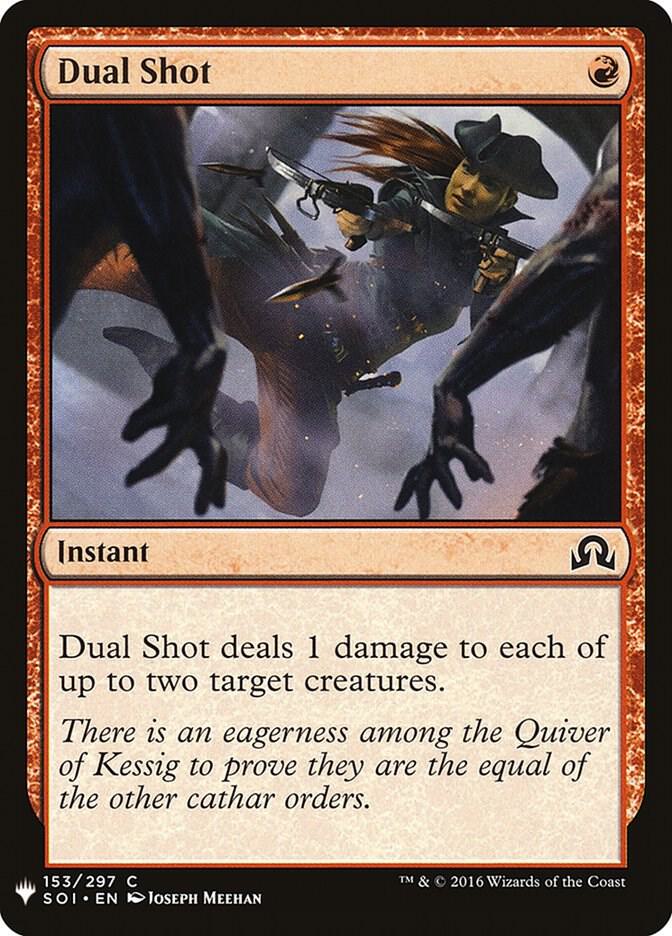 Dual Shot 153 card from The List Reprints