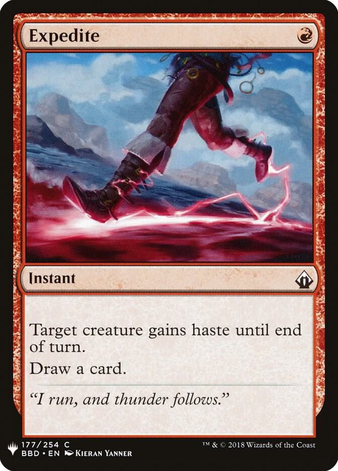Expedite (BBD) 177 card from The List Reprints