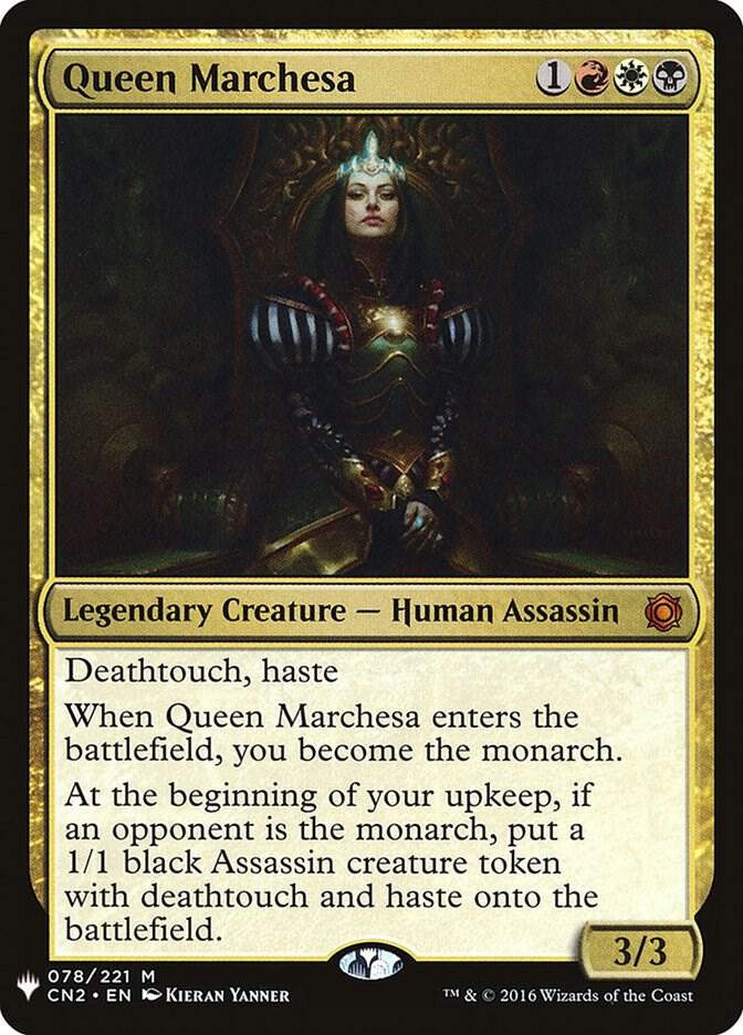 Queen Marchesa 78 card from The List Reprints