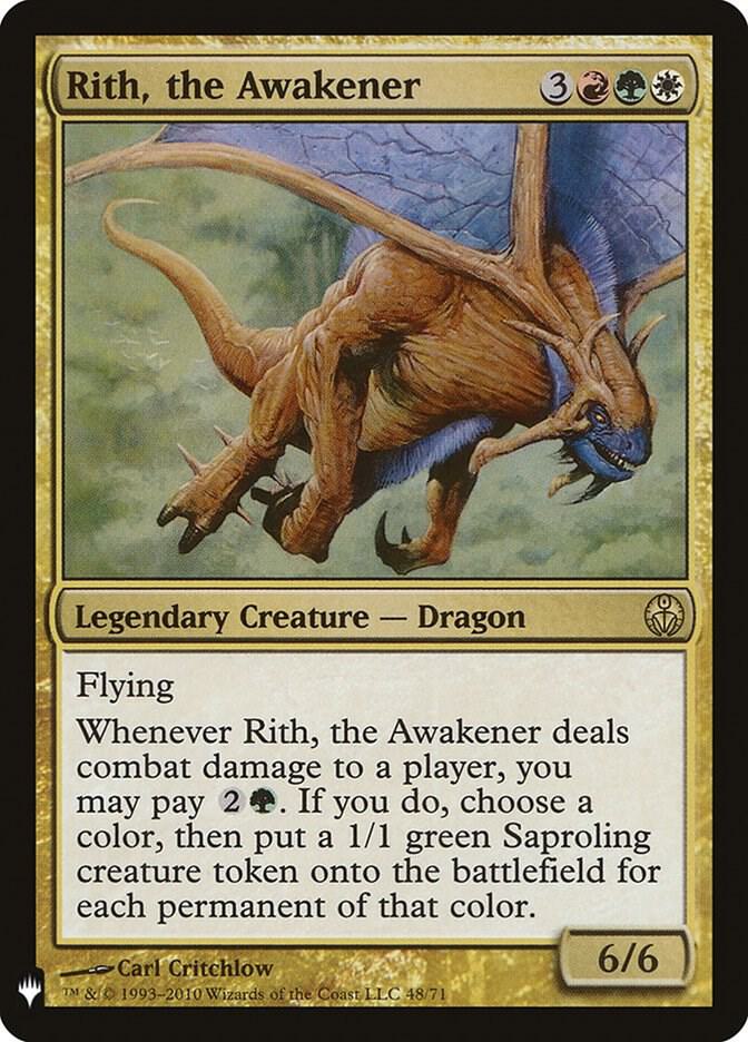 Rith, the Awakener 48 card from The List Reprints