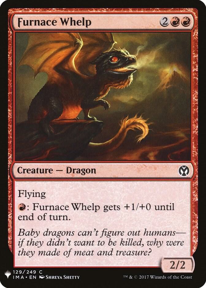 Furnace Whelp 129 card from The List Reprints