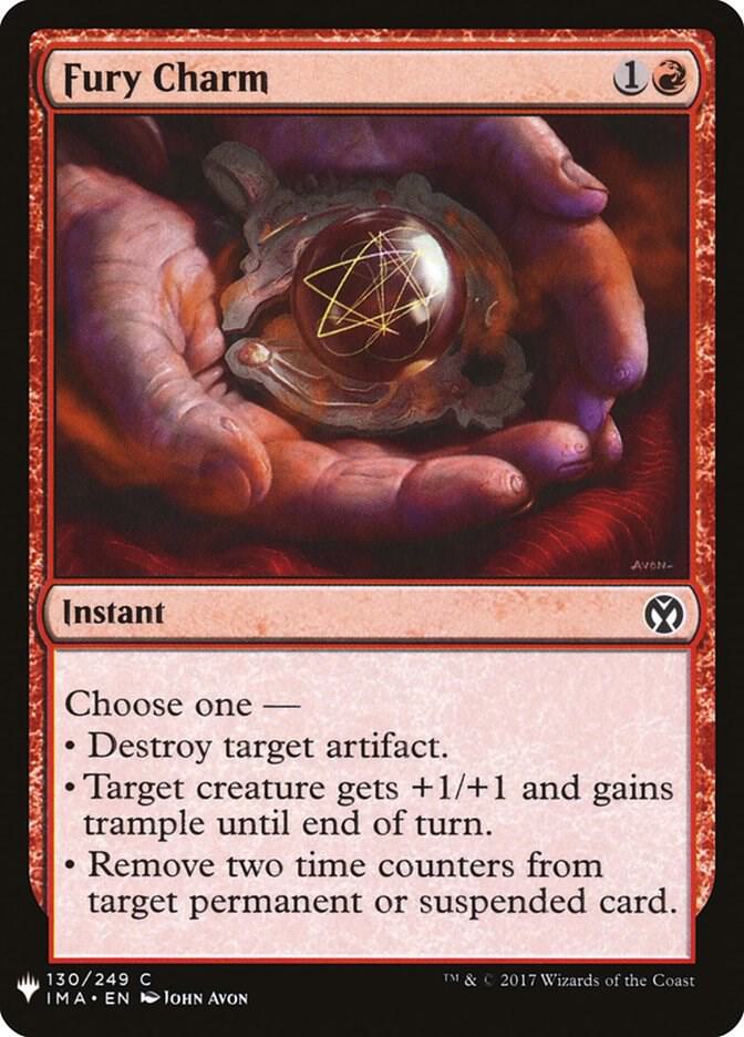 Fury Charm 130 card from The List Reprints