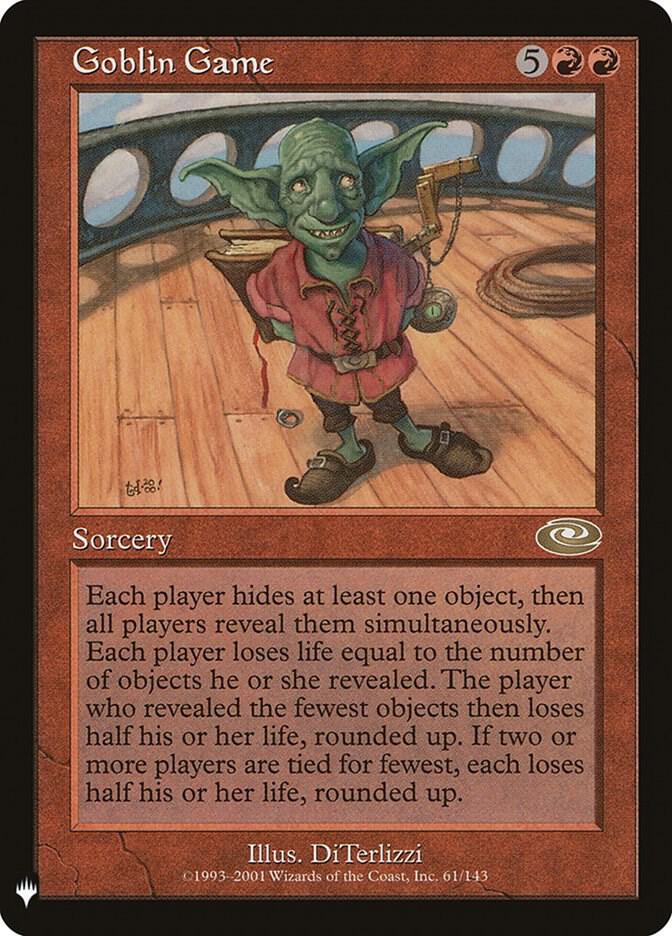 Goblin Game 61/143 card from The List Reprints