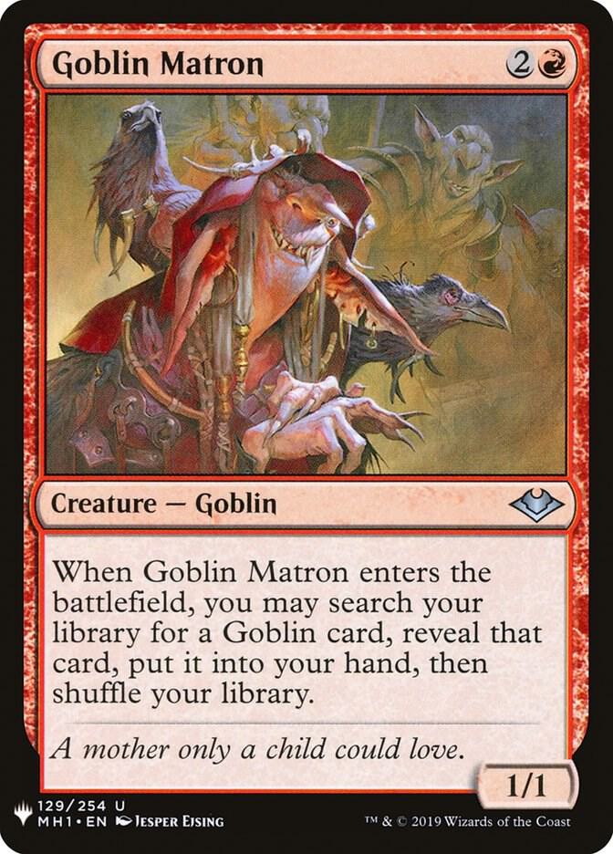 Goblin Matron (MH1) 129 card from The List Reprints